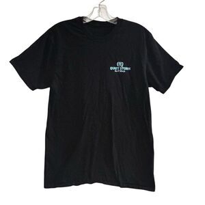 Quiet Storm Men's Black Graphic Surf T-Shirt Size Tag Missing.Short Sleeve